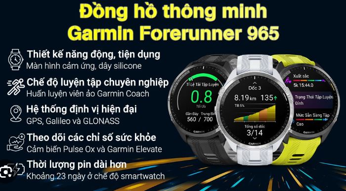 Tính năng Garmin Forerunner 965