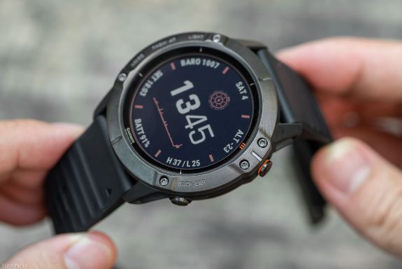 Thiết kế đồng hồ Garmin Fenix 6X Pro Solar