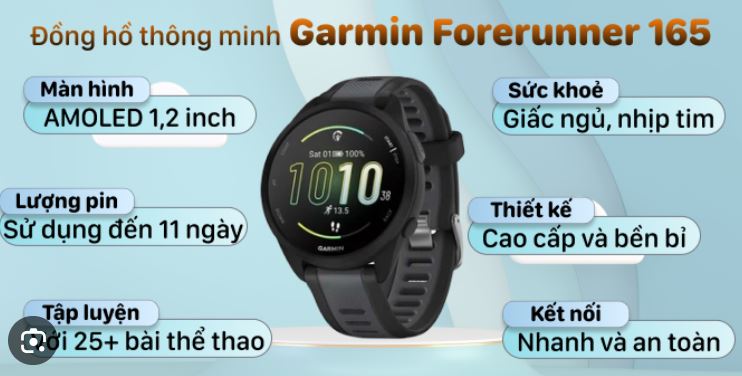 Tính năng đồng hồ  Garmin Forerunner