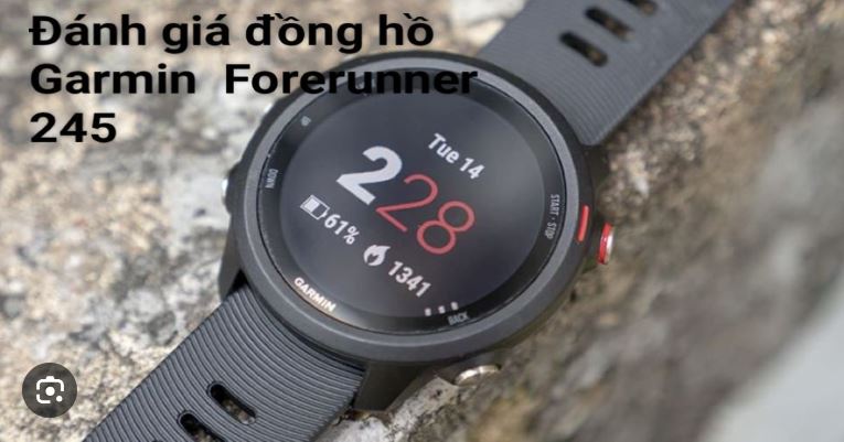 Thiết kế Garmin Forerunner 245 Music