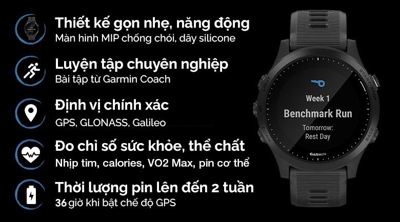 Tính năng Đồng hồ Garmin Forerunner 945