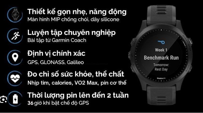 Tính năng Garmin Forerunner 945