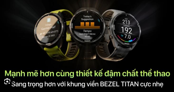 Thiết kế Garmin Forerunner 965