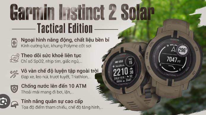 Tính năng Garmin Instinct 2 Solar