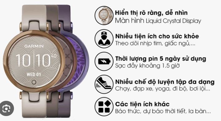 Tính năng đồng hồ Garmin Lily