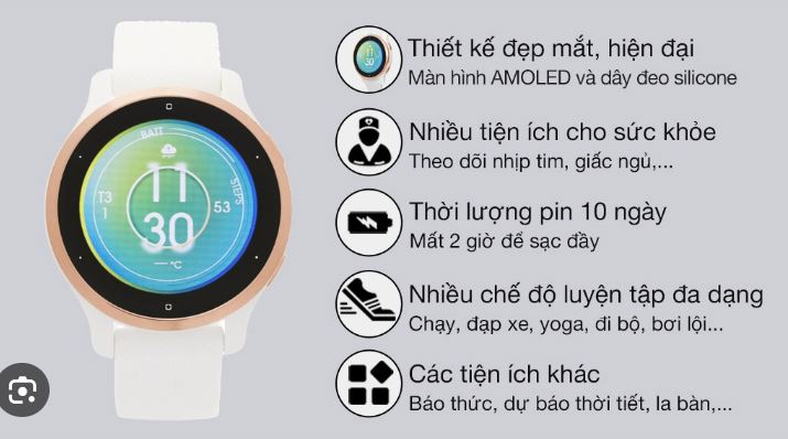 Tính năng Đồng hồ Garmin Venu 2S